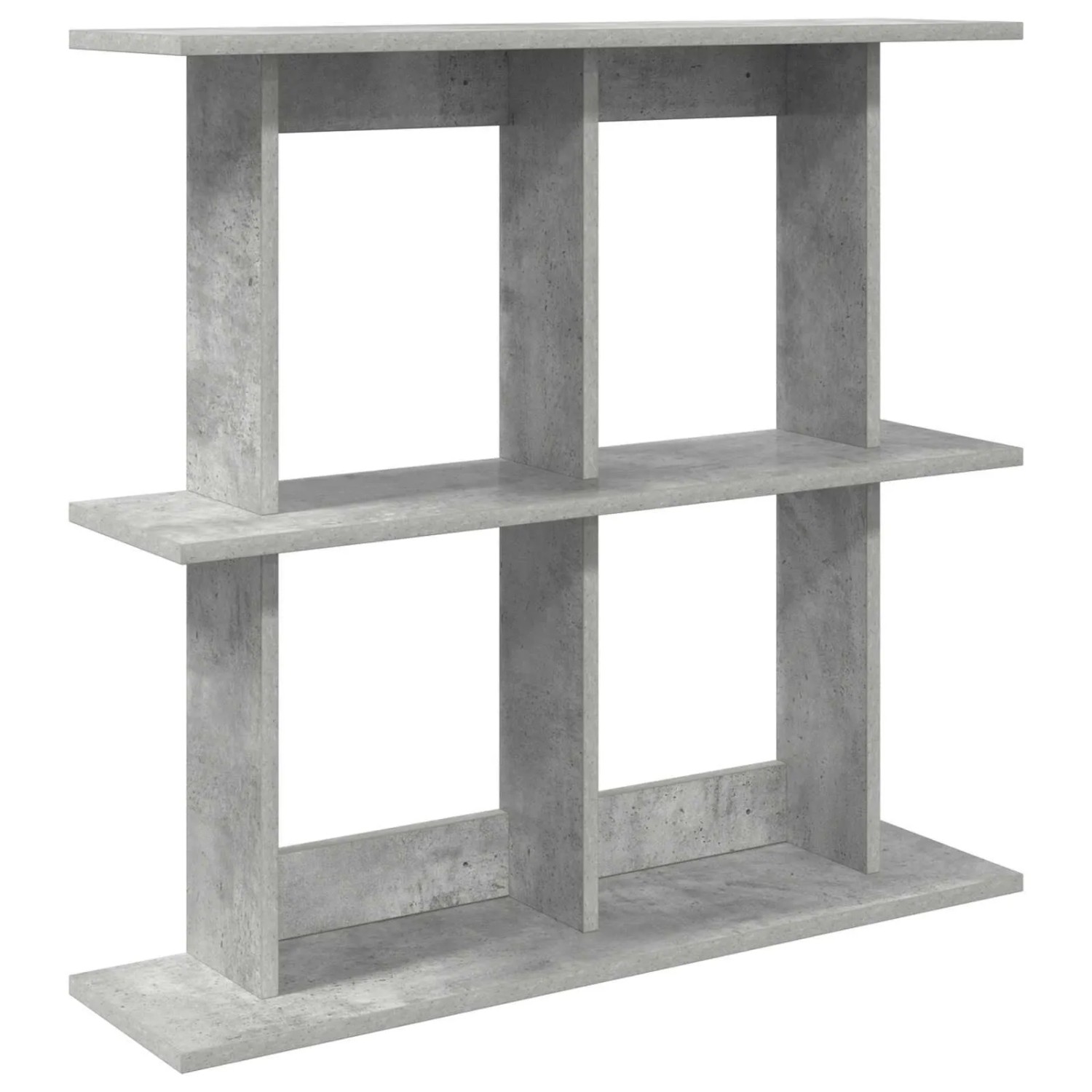 vidaXL Wandregal Wandhalterung Betongrau 100 x 20 x 75 cm 8012087