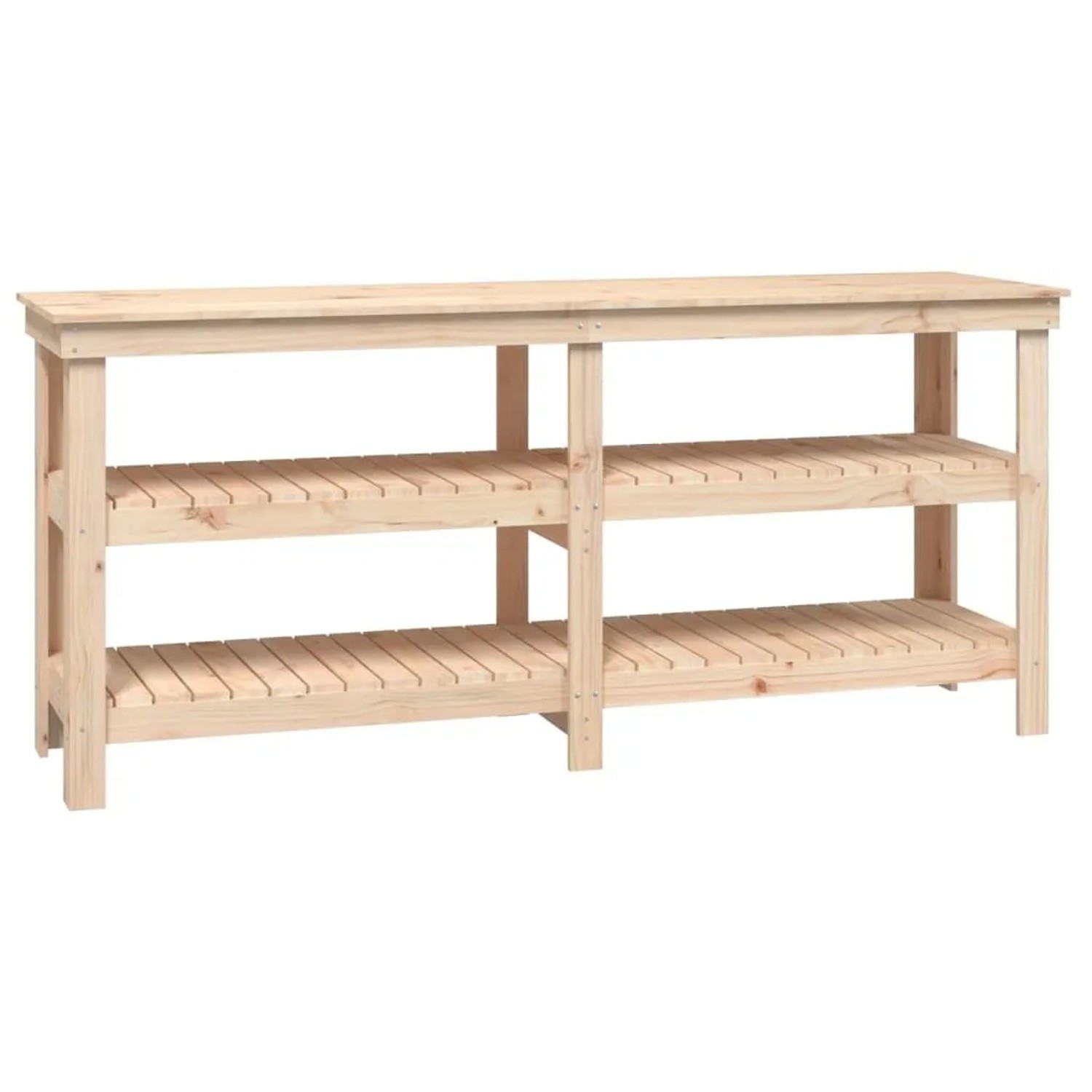 vidaXL Werkbank 181x50x80 cm Massivholz Kiefer 823654