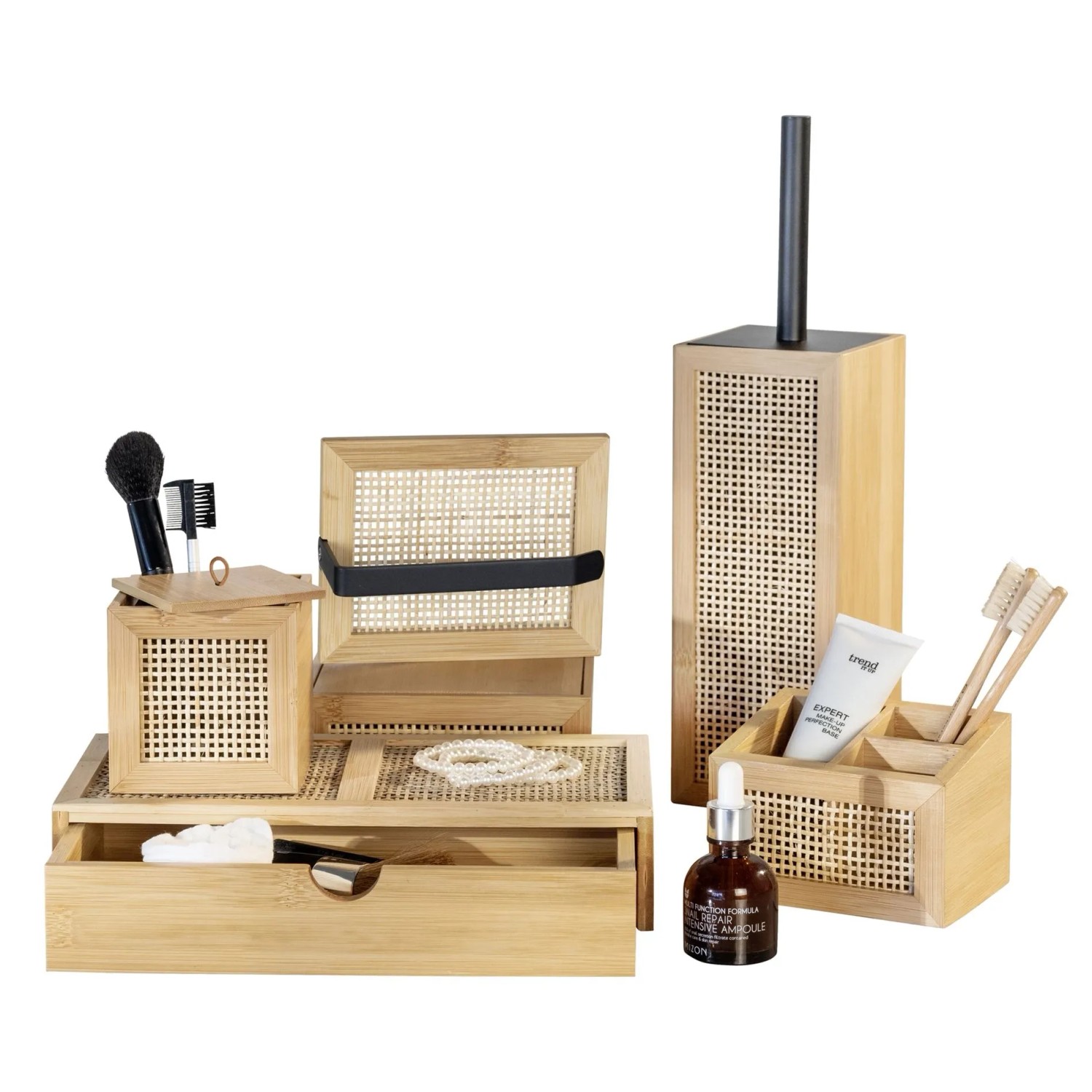 Wenko Badbox Allegre mit 3 Fächern Braun FSC®_9