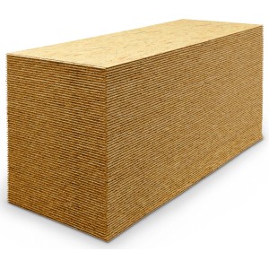 Palette OSB-3 Platten, 15 mm stark, ungeschliffen, für Roh- und Innenausbau.