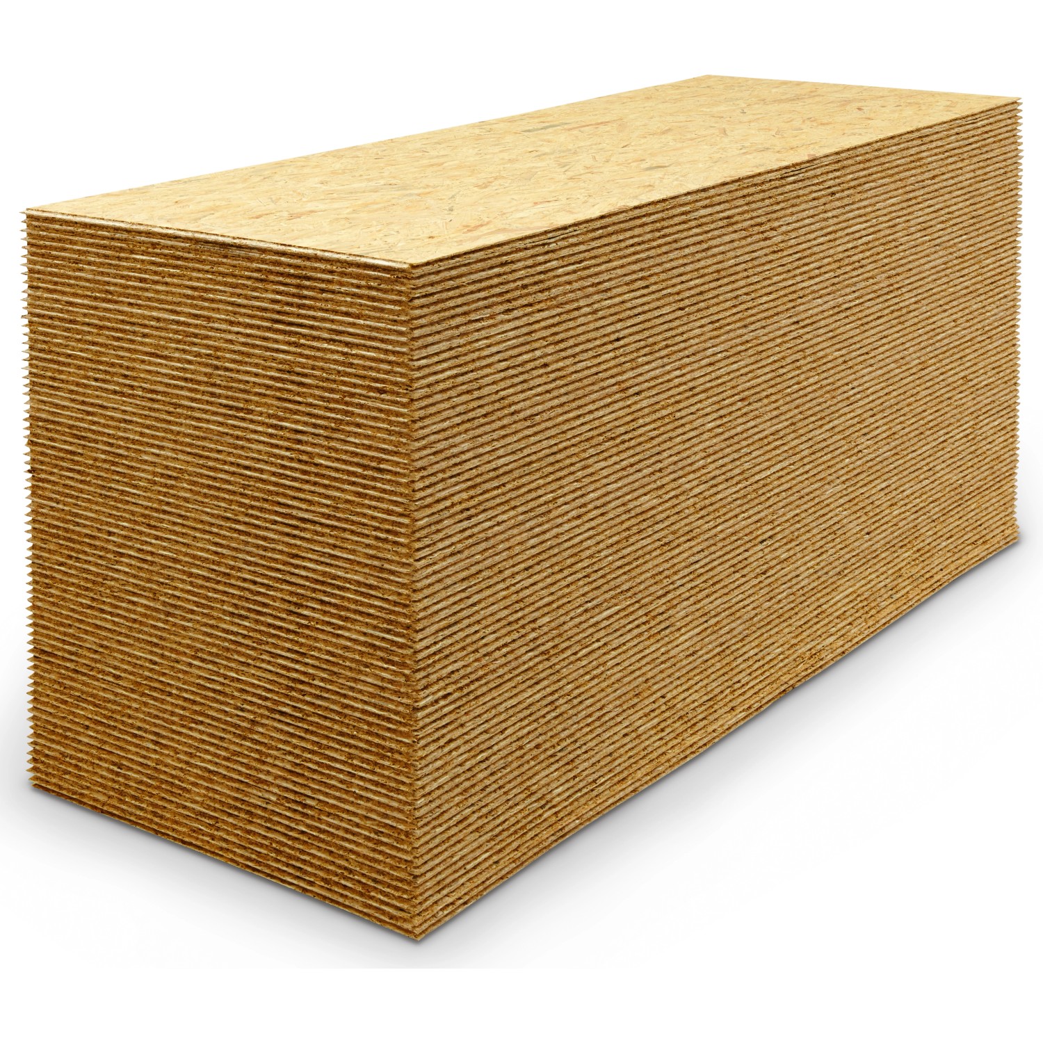 OSB-3-Verlegeplatte 12 mm mit Nut & Feder 205 cm x 62,5 cm (59 Platten/75,52 m²)