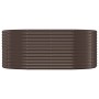 vidaXL Hochbeet Pulverbeschichteter Stahl 175x100x68 cm Braun 319060_3