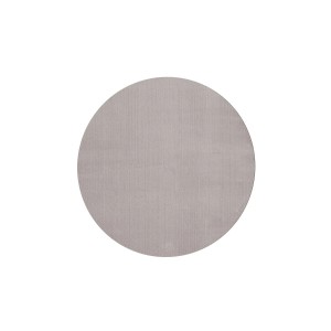 Floornovo Hochflor Teppich Nr. 31 Rund Einfarbig Durchmesser 120 cm