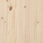 Detailaufnahme: Helles, unbehandeltes Kiefernholz mit Astlöchern für vidaXL Massivholzbett.