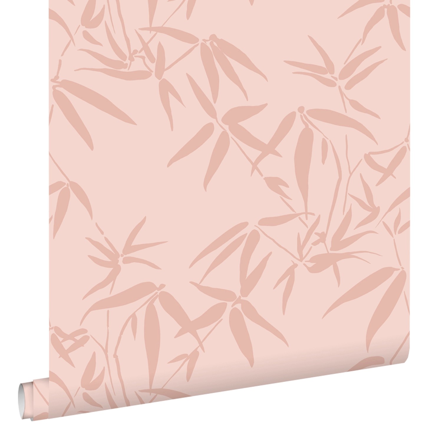 ESTAhome Tapete Bambusblätter Terrakottarosa 53 cm x 10.05 m günstig online kaufen