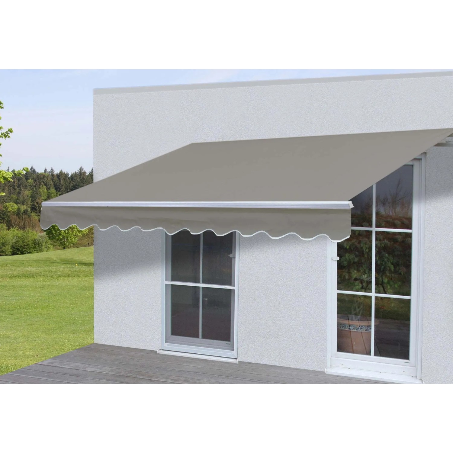 MCW Sonnenschutz Markise H790 4 x 3 m Wandmontage wetterfest kaufen bei OBI
