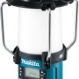 Makita Akku-Radio DMR056 mit Laterne und Akku. Akkugerät mit FM/AM/DAB+ Empfang und USB-Ladebuchse.