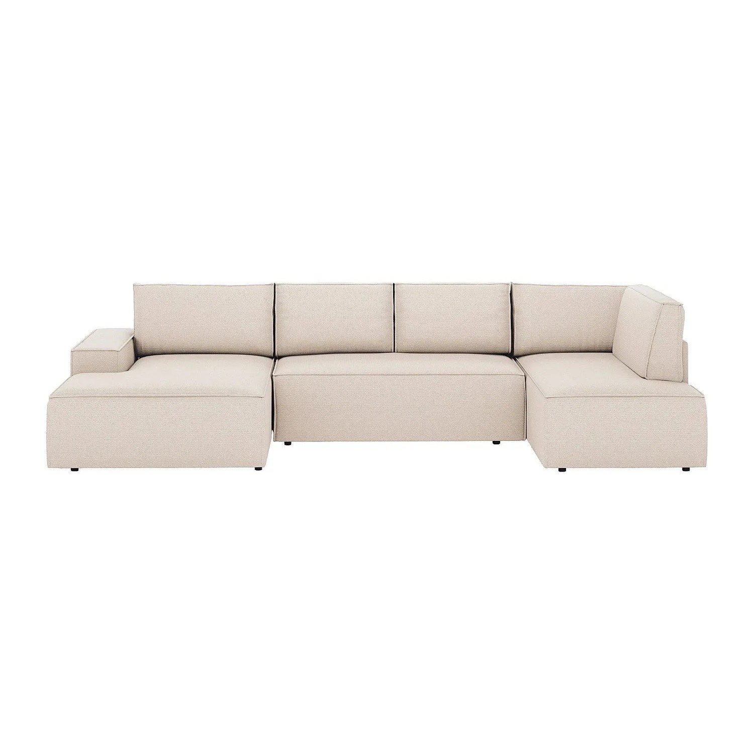 Vente-unique Schlafsofa Amelia Beige 349 cm