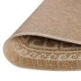 Detailansicht: Beiger Ayyildiz Outdoor-Teppich Comilla mit Muster, 200x200 cm.