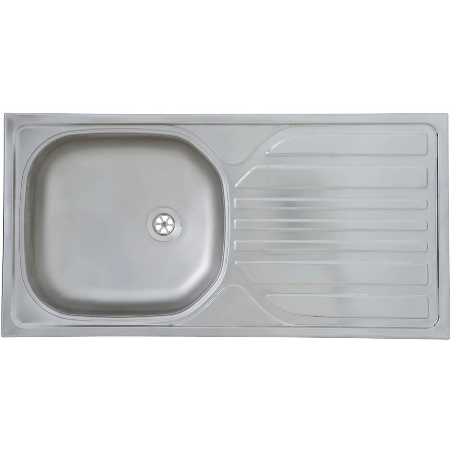 Edelstahl Einbauspüle für Respekta Küchenzeile KB150WWBMICG