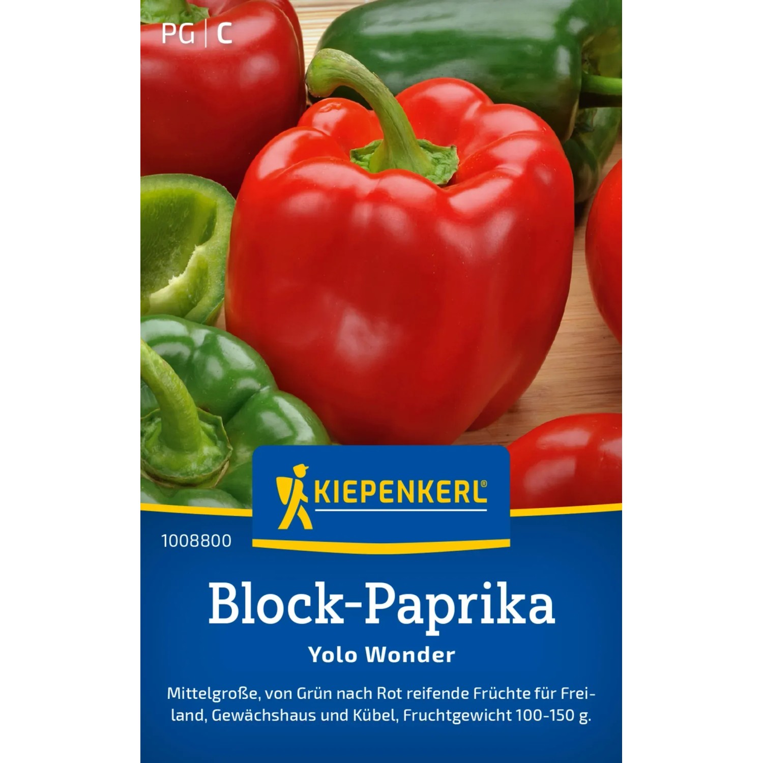 Kiepenkerl Paprika "Yolo Wonder B"