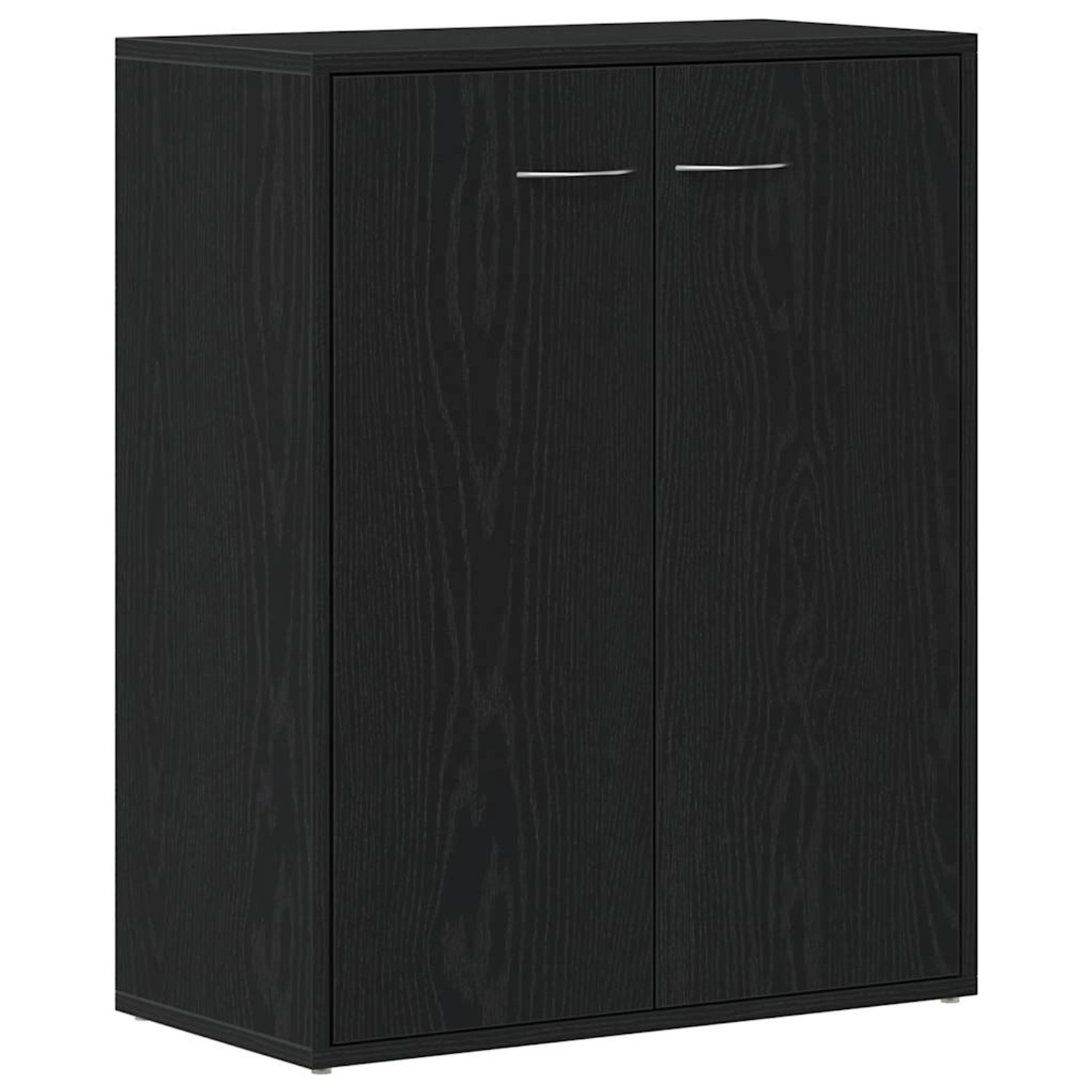 vidaXL Sideboard Schwarze Eiche 60x30x75 cm Holzwerkstoff 862449 günstig online kaufen