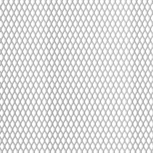 Rohes Streckmetallblech aus Stahl, 120x1000x2,8mm, mit einer Maschenweite von 16x8mm.