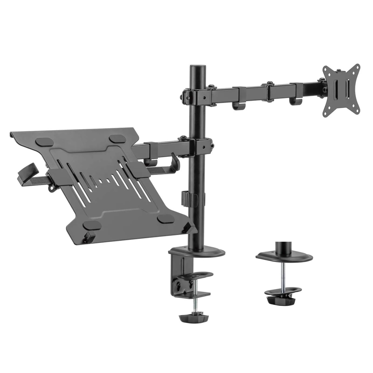 Toboli 2In1 Halterung Monitor Laptop Monitorhalterung Notebookhalter Monitorarm