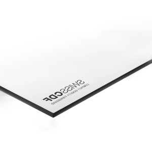 Weiße CDF-Platte, beschichtet, 139x102x1,2 cm, für Möbelbau & Regalböden.