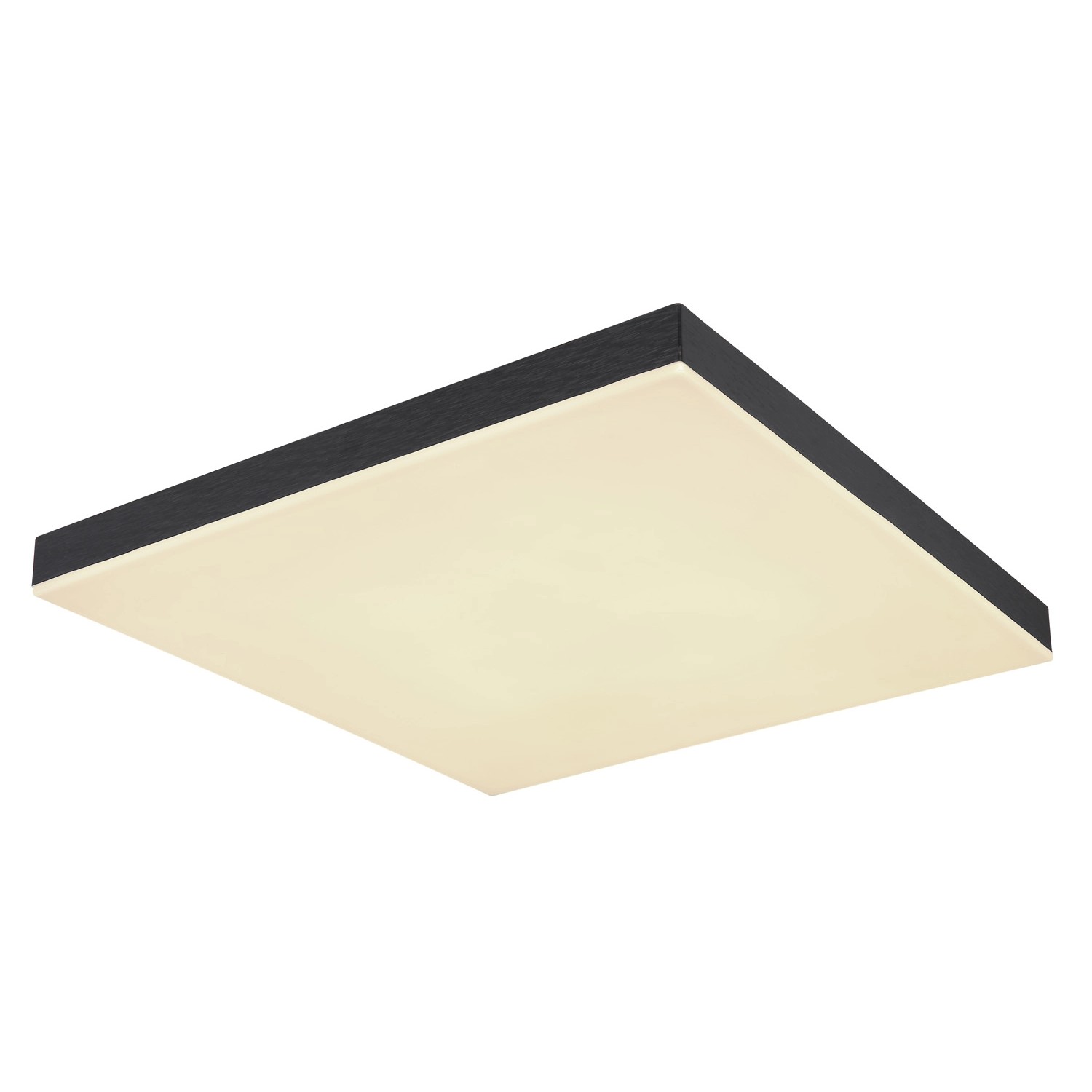 Globo LED-Deckenleuchte Doro Schwarz 45 x 45 cm
