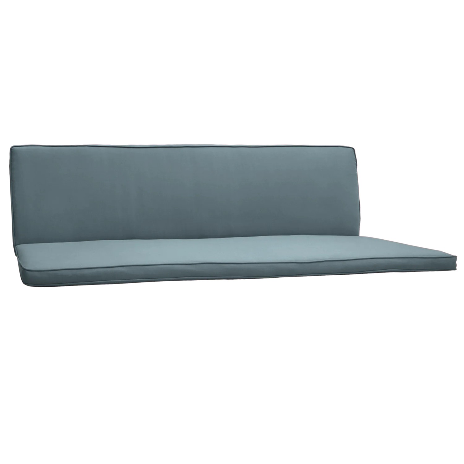 Beautissu Hollywoodschaukelauflage 2er Set Loft HS 180x50cm Taubenblau