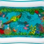 Bestway Family Pool mit 3D Unterwasserwelt-Motiv, eckig, 262x175x51 cm. Planschbecken mit Unterwasser-Druck.