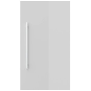 Posseik Hängeschrank, 62 cm, Weiß Hochglanz für Bad-Einbauschränke mit Griff.