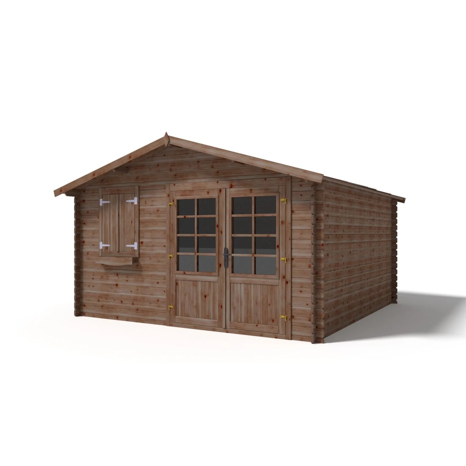 Altanka Gartenhaus   Gerätehaus 16 m2   4x4 m   28 mm   Imprägniert   DOM18 günstig online kaufen