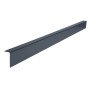 Smart L Profil Stahl, 2x4x100 cm, anthrazitgrau, für Dachbleche und Winkel.