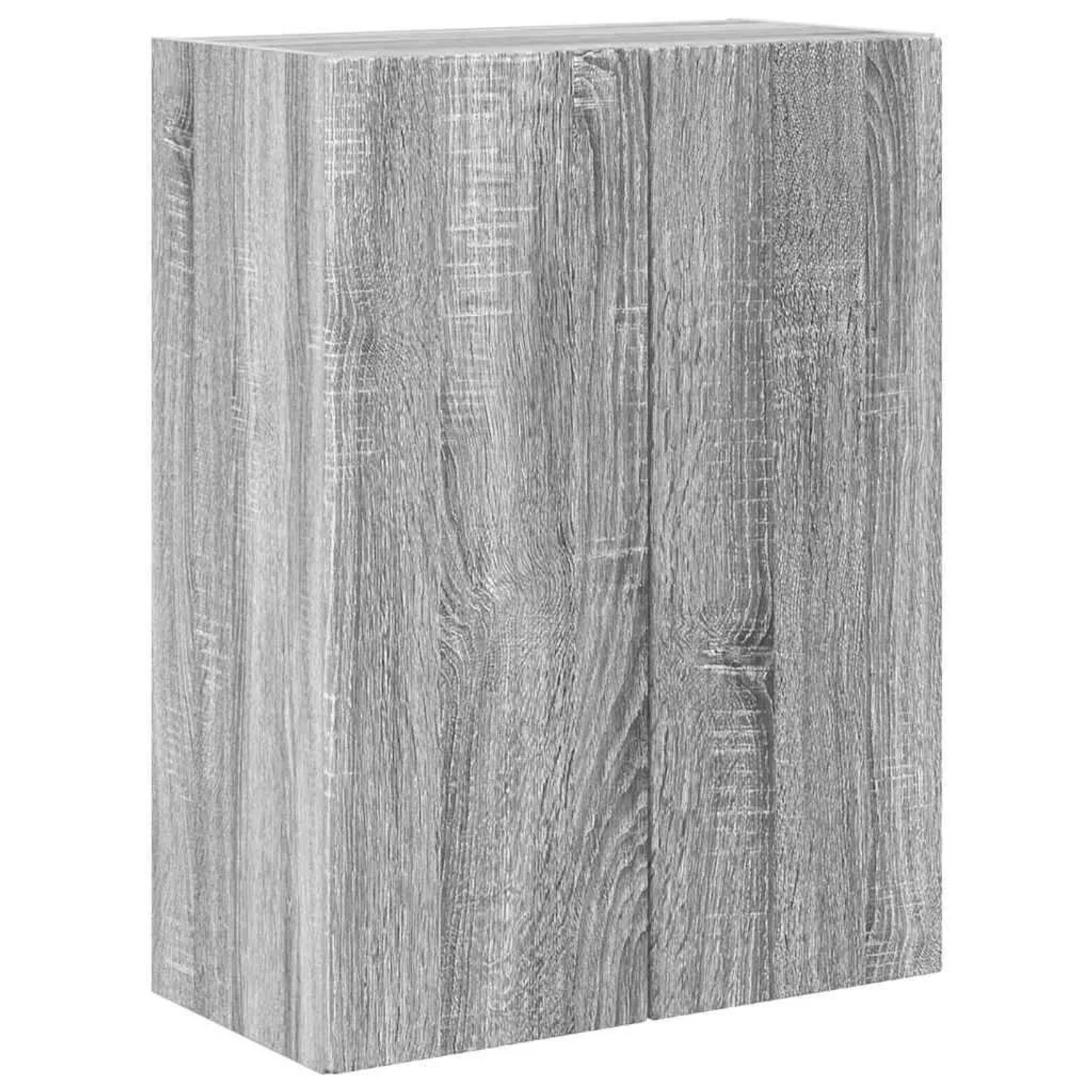 vidaXL TV-Wandschrank Graues Sonoma 59,5 x 31 x 80 cm Holzwerkstoff 892365