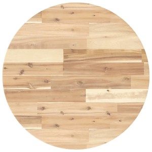Runde vidaXL Tischplatte aus Akazienholz, Ø60cm, für Möbelbau & Regalböden.