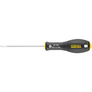 Stanley Fatmax Schraubendreher PH1 x 100 mm mit rutschfestem Griff.