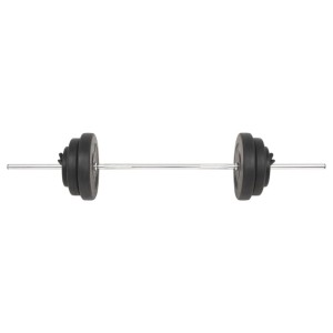 vidaXL Langhantel-Set 30 kg 91398