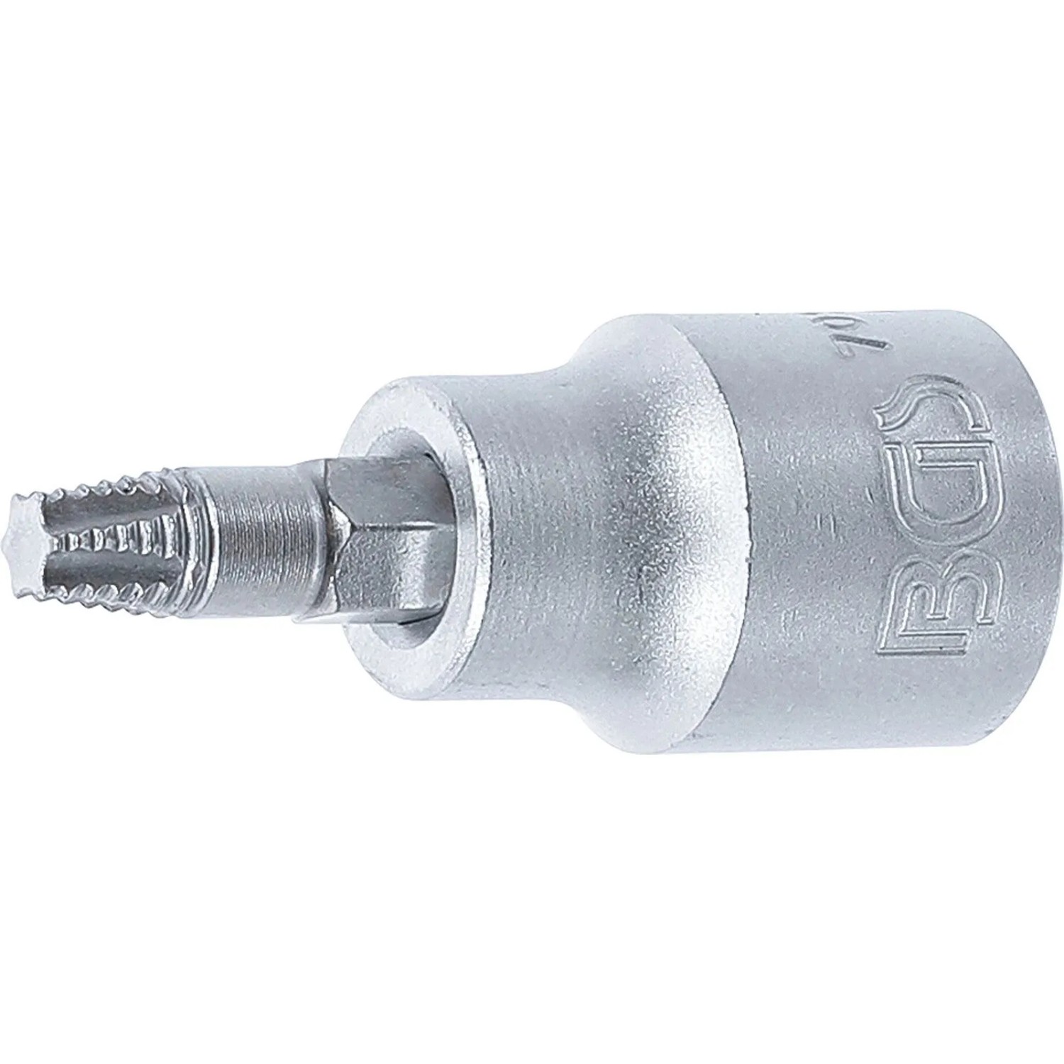BGS Schraubenausdreher Bit Einsatz Antrieb Innenvierkant 10 Mm  3 8 Zoll  Für Defektes T Profil  Für Torx  T27 7098 T27