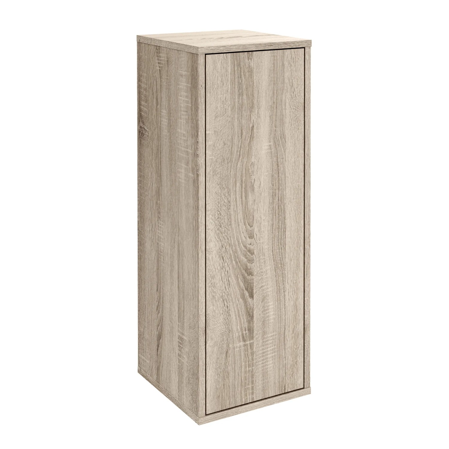 Thumbnail - Fackelmann Midischrank Compact Line 1 Tür 30,2 cm x 84,2 cm x 32 cm Sonoma Eiche