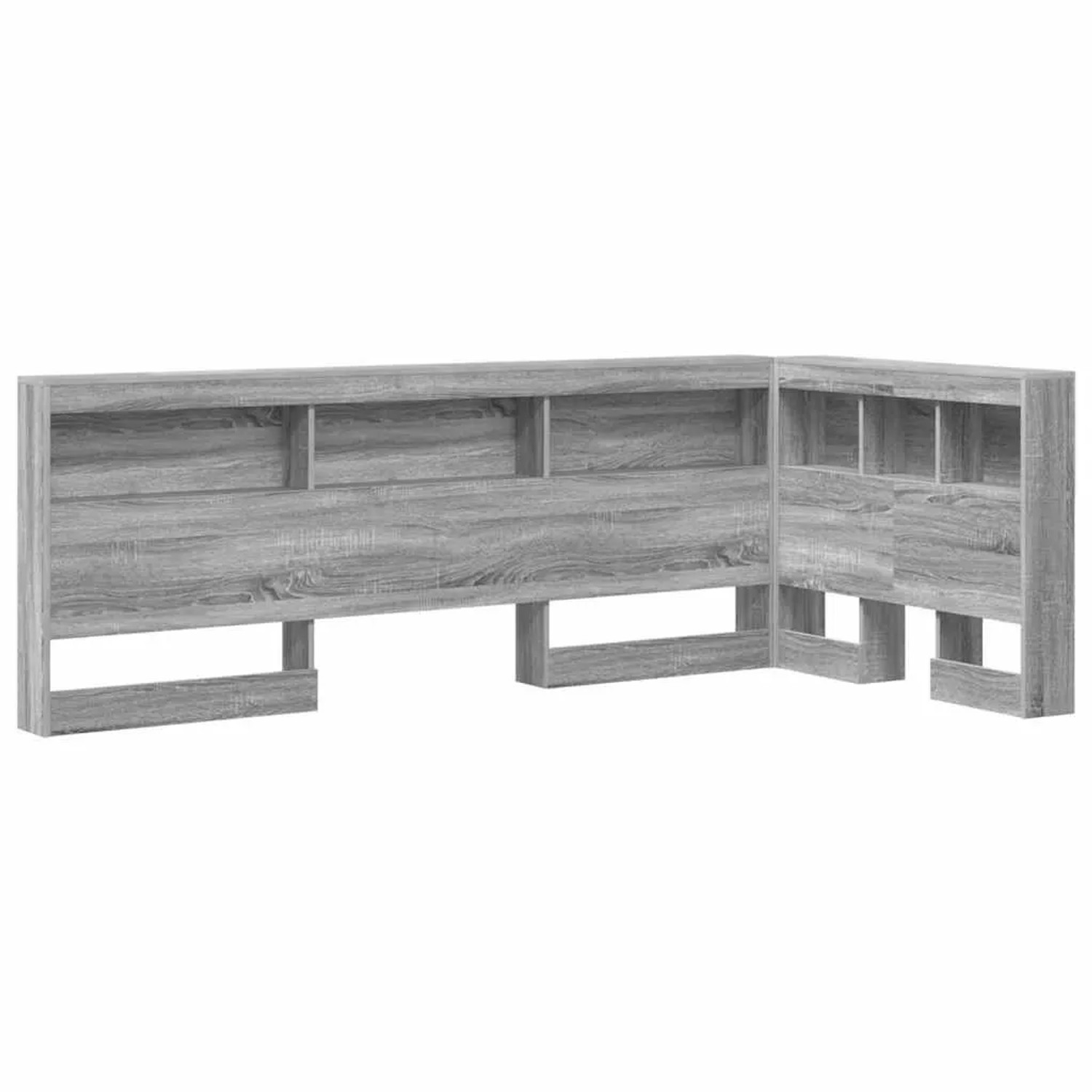 vidaXL Aufbewahrungskopfteil Graues Sonoma 90 cm Holzwerkstoff 3335522