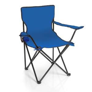 BigDean Faltstuhl Blau Campingstuhl Anglerstuhl Mit Getränkehalter Tragetasche Anglersessel Klappbar Klappstuhl Gartenstuhl Faltstuhl Relaxsessel