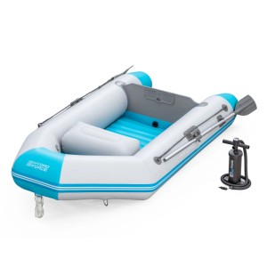 Bestway Hydro Force Sportboot Corinth Elite Set mit Paddel und Pumpe.