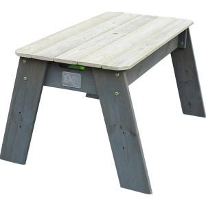 EXIT Aksent Sand- und Wassertisch aus Holz, grau und naturfarben.