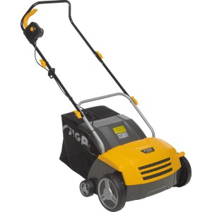 Stiga Elektro-Vertikutierer SV 213 E mit Fangkorb, gelb/grau.
