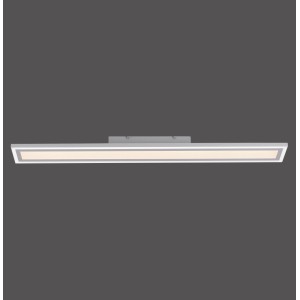 Weiße LED-Deckenleuchte Edging von Just Light, 100 cm, dimmbar.