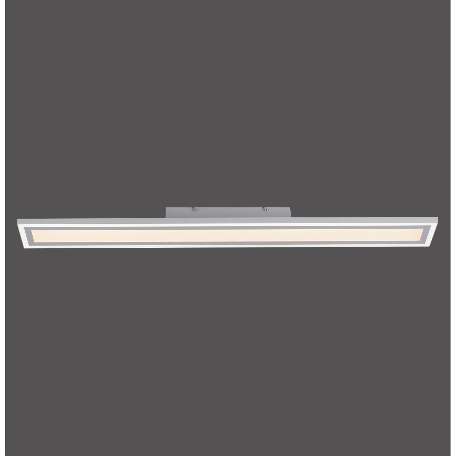 Just Light. LED-Deckenleuchte Edging Weiß 100 cm x 11,8 cm