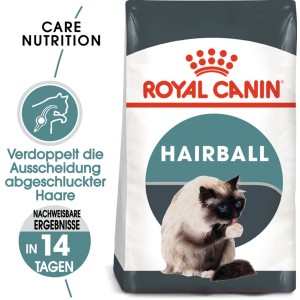 Royal Canin Hairball Care Katzenfutter, Trockenfutter gegen Haarballen, 400g Packung.