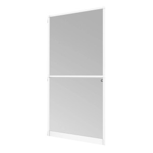 Windhager Insect-Stop Plus Rahmentür, 100x210 cm, weiß. Insektenschutz für Balkon- und Terrassentüren.