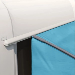 vidaXL Heckklappenzelt mit Dach Blau 194 x 180 x 210 cm Taft 42001075