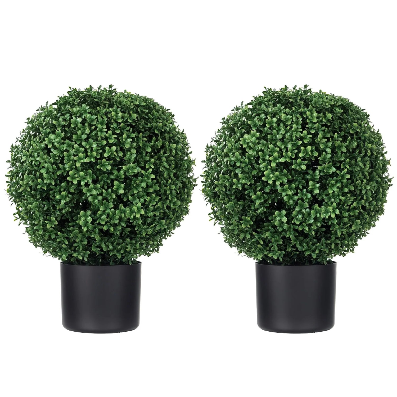 HOMCOM Künstliche Pflanzen  2er-Set mit Blumentopf