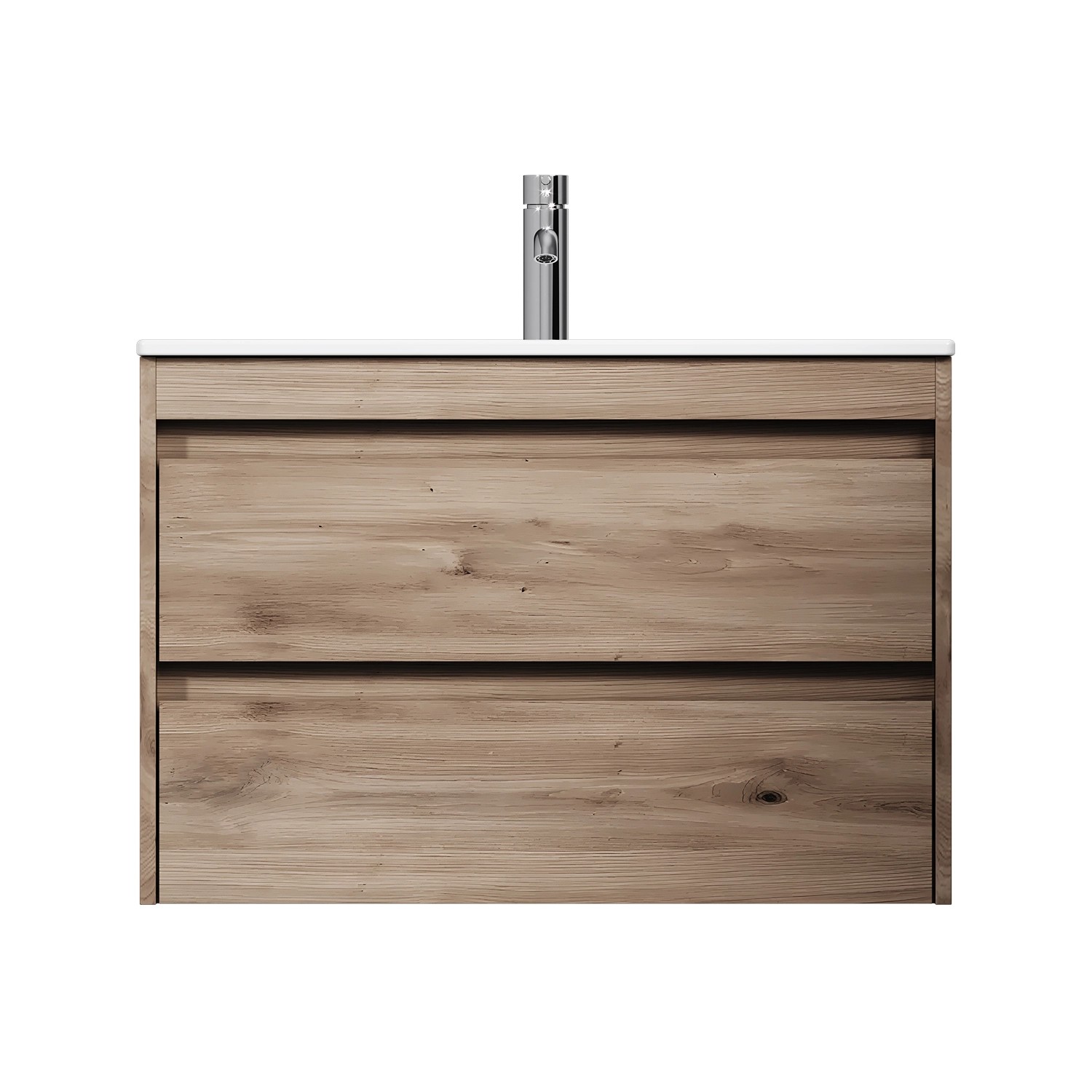 AM.PM Waschtischunterschrank Spike mit Becken Eichenfarbe 2 Schubladen 80 c günstig online kaufen