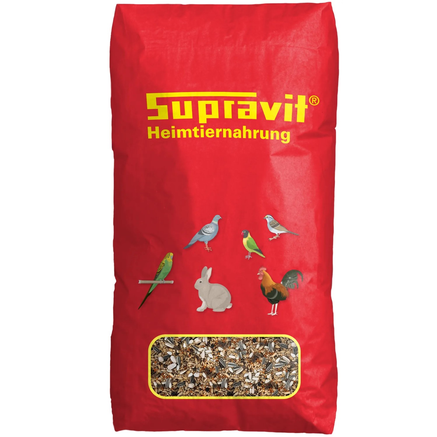 Supravit Großsittichfutter Körnermischung mit Sonnenblumenkerne