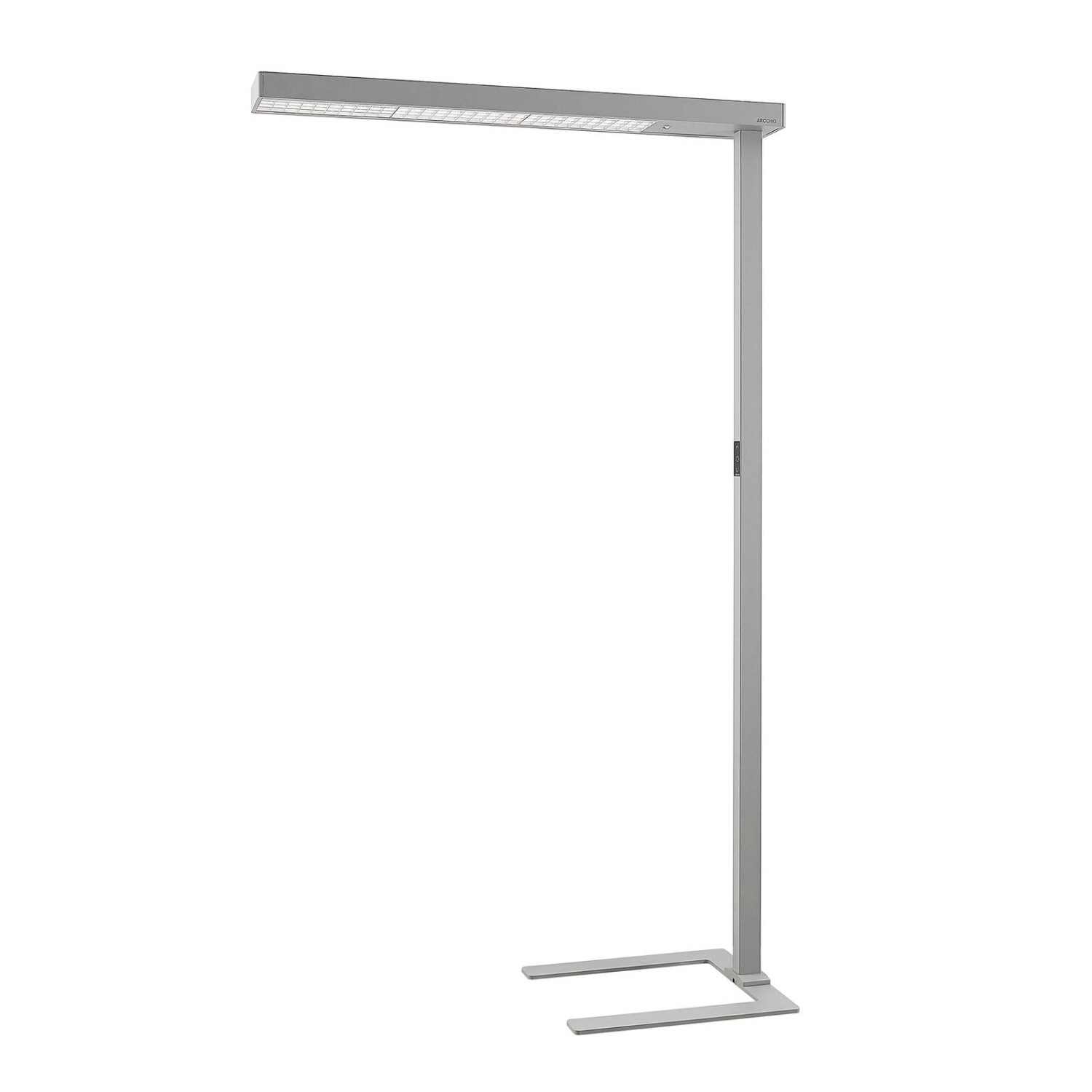 Arcchio LED Bürostehleuchten Susi 9968054 Dimmbar mit Bewegungsmelder Modern in Alu aus Aluminium 1-flammig Arbeitszimme...