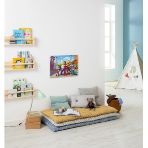 Komar Keilrahmen Spiderman Selfie, 30x40 cm, Wandbild für Kinderzimmer.