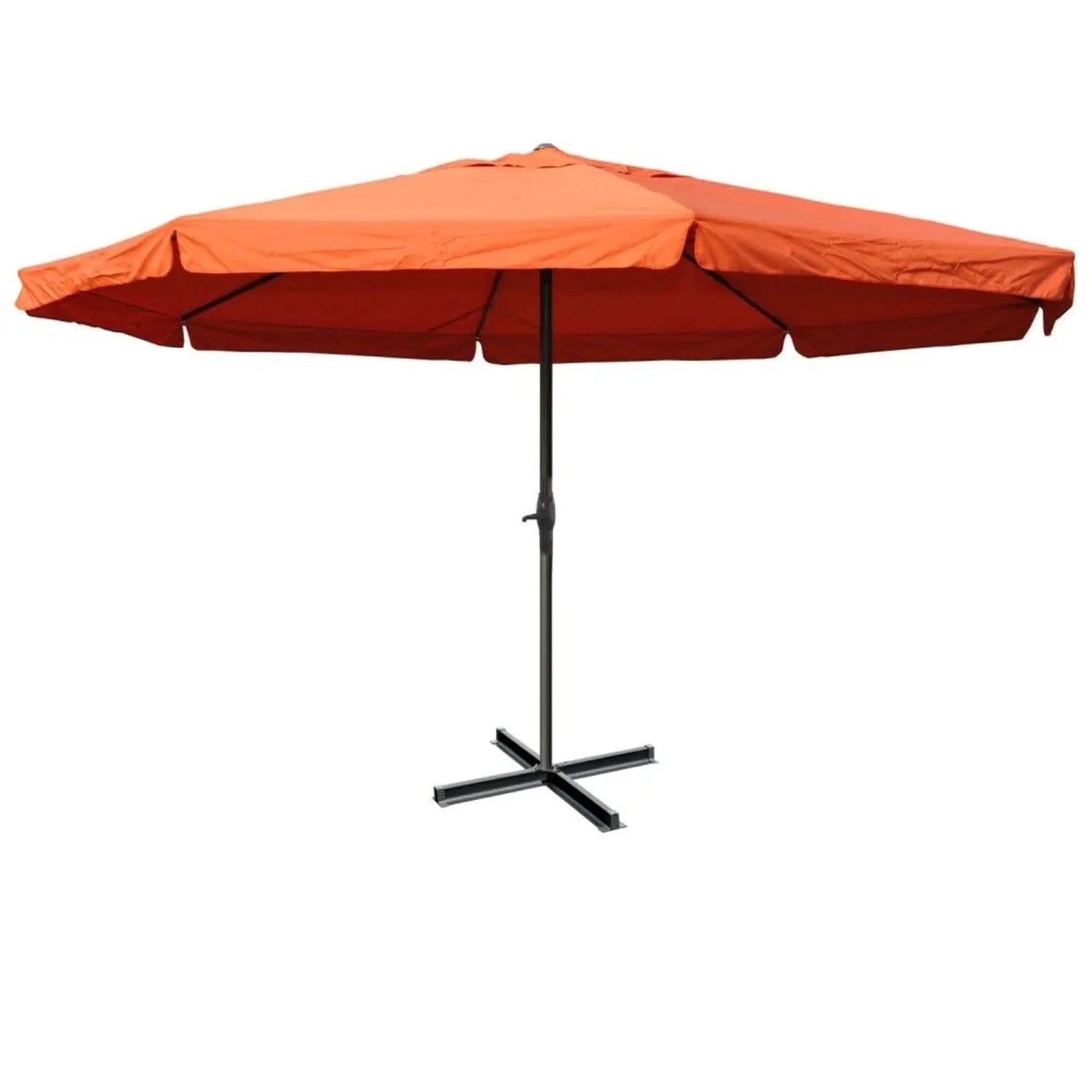 MCW Sonnenschirm Carpi Pro Ø5m Terracotta ohne Ständer