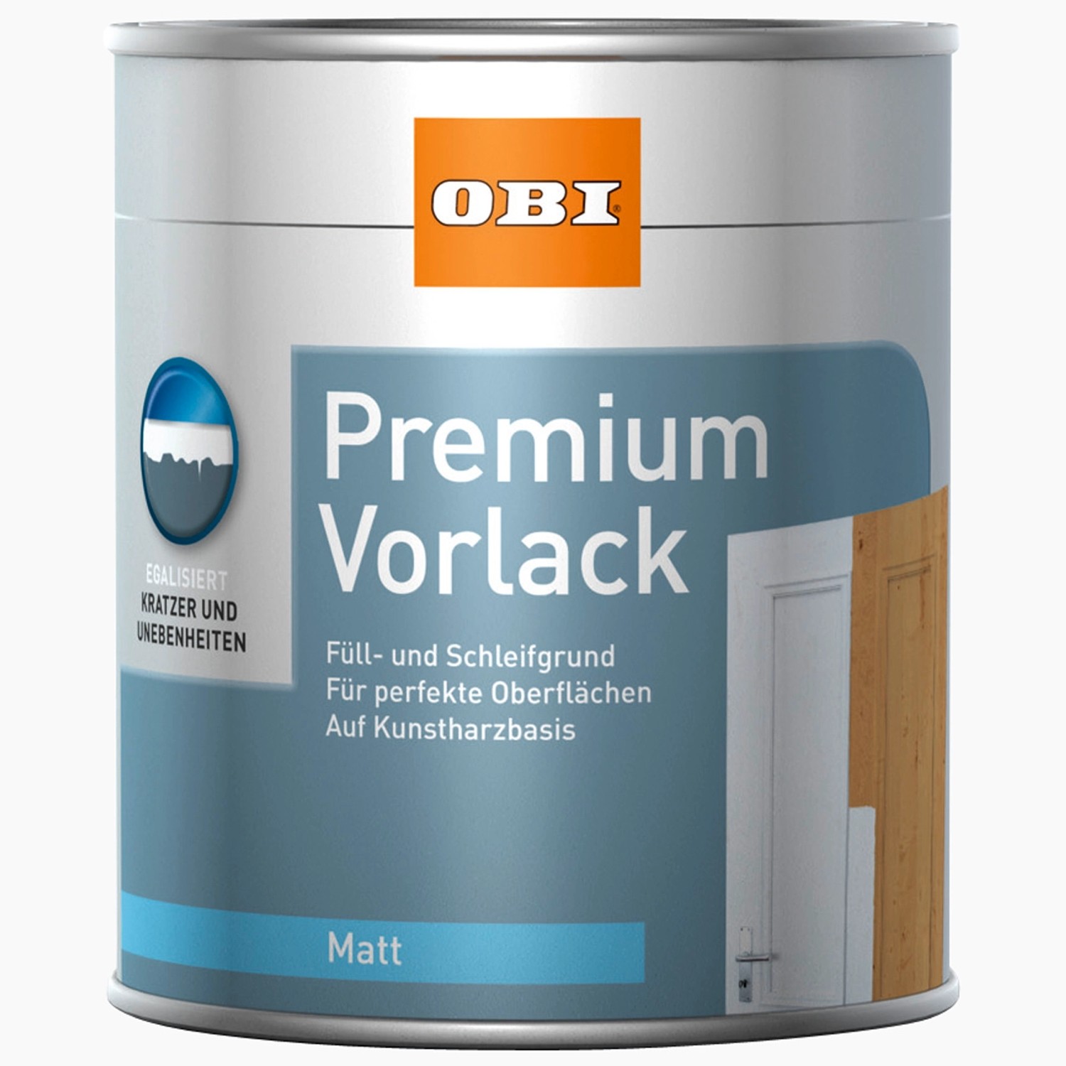 OBI Premium Vorlack Weiß matt 2 l