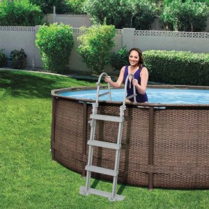 vidaXL Bestway Poolleiter 4 Stufen Flowclear 122 cm 58331 3202436