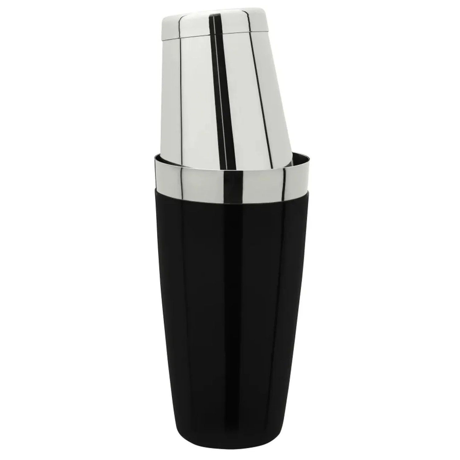 Ich-Zapfe Cocktail Shaker TIN On TIN 28 Oz/18 Oz Edelstahl mit Vinyl-KÄLteschutz Silber